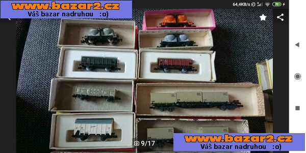 Modely železnice, vláčky vagóny, N, 1:160,osobní, nákladní -3, inzerce-cz.cz Modely železnice, vláčky vagóny, N, 1:160,osobní, nákladní