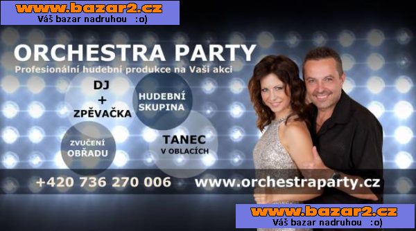 Hudba na svatbu, hudební skupina - Dj + zpěvačka