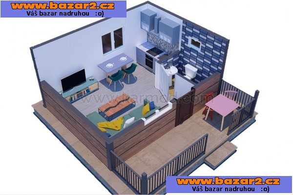 Chata o velikosti 25-28 m2