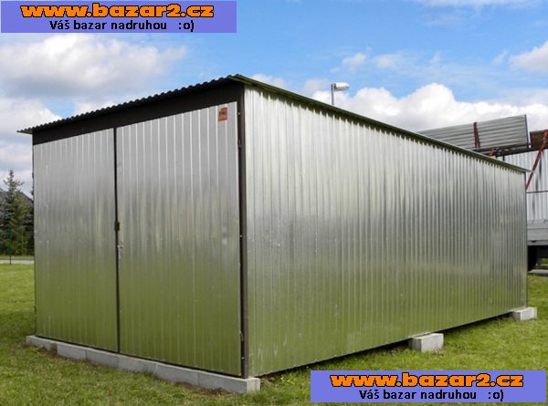PLECHOVÁ GARÁŽ 3 x 5 m | 3 x 6 m