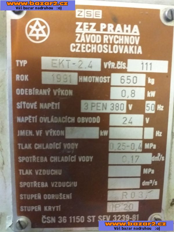 Prodáváme vysokofrekvenční kalící stroj