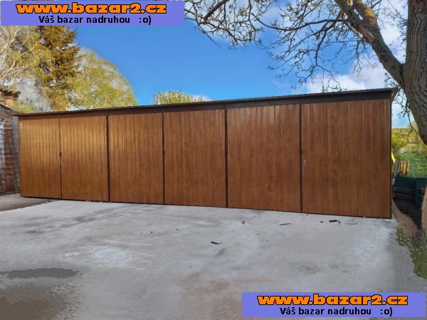 Plechová garáž 9 x 6m  