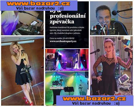 Hudba na svatbu, hudební skupina - Dj + zpěvačka