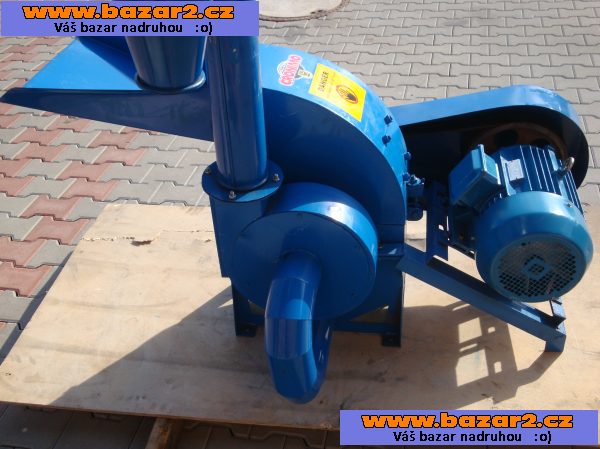 Cepový drtič na drcení materiálu BEZ MOTORU