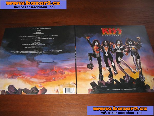 2x colours LP = KISS - Destroyer 45th Anniversary.