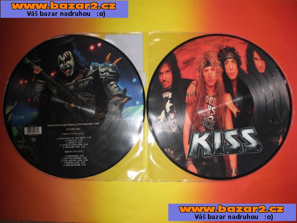 2x LP pictures = KISS - Live in Sao Paulo 1994.