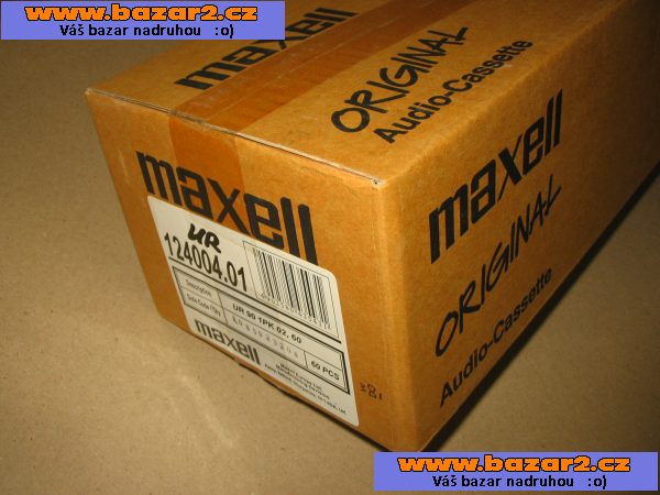 Kazety Maxell UR 90 originál zabalené = nové.