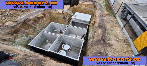 Betonové Jímky - Nádrže na vodu - Septiky, od 4m3 do 12m3 - 100% Vodotěsný | 
