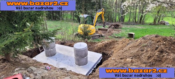 Betonové Jímky - Nádrže na vodu - Septiky, od 4m3 do 12m3 - 100% Vodotěsný | 