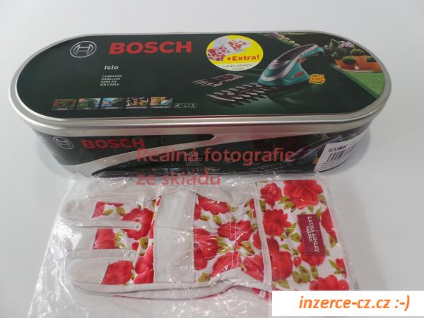 Aku nůžky, Bosch ISO II, Set  + rukavice