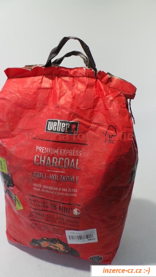 Dřevěné uhlí Weber Premium Express - 5 kg
