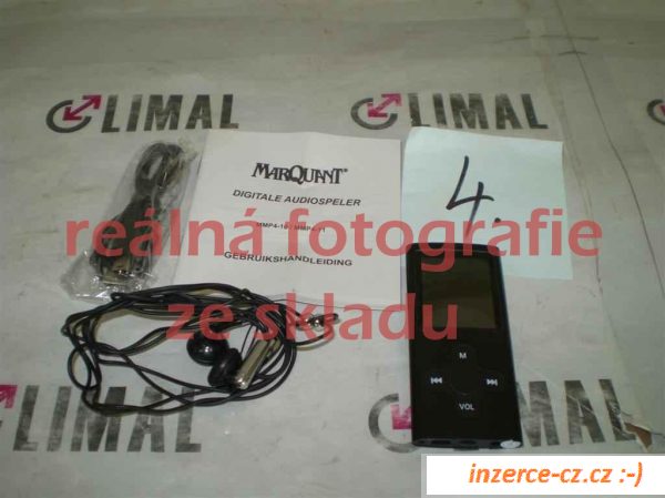 MP3/MP4 přehrávač Marquant MMP4-10BL