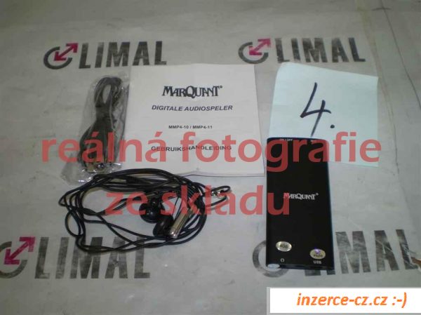 MP3/MP4 přehrávač Marquant MMP4-10BL