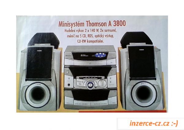 Přehrávač Thomson A 3800