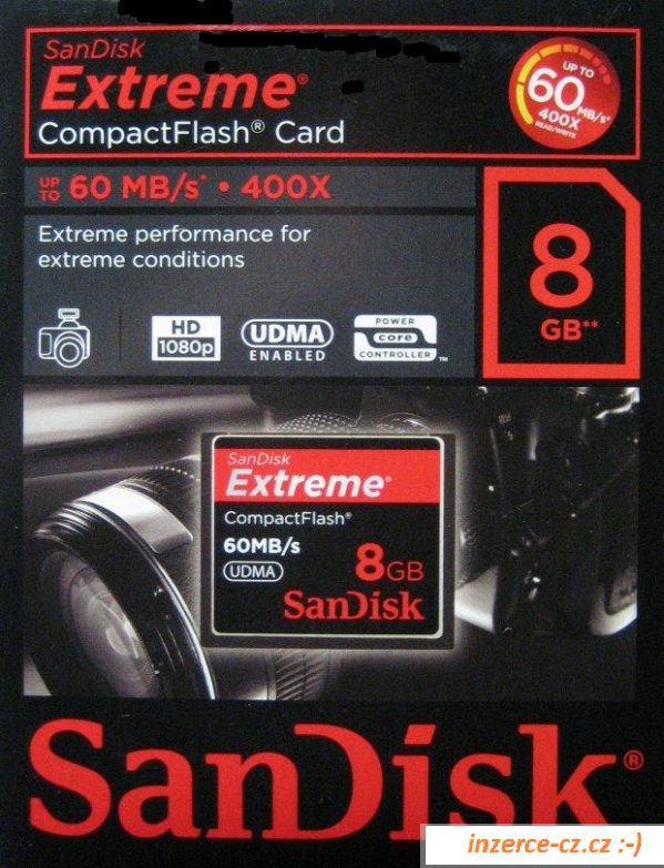 SanDisk Extreme CompactFlash 8GB