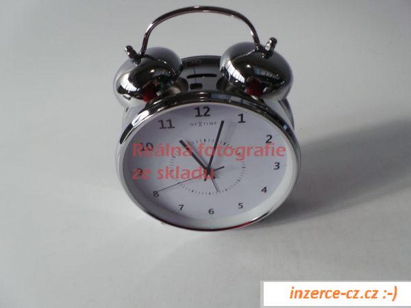 Budík Nextime Wake Up 20 cm