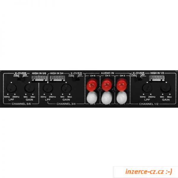 6-kanálový autozesilovač Auna AMP-CH06