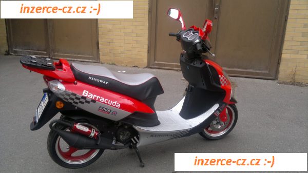 Skútr Kingway Baracuda 50ccm.
