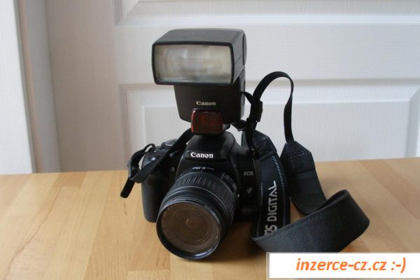 Canon EOS 400 D + blesk speed 380