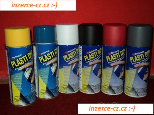 Plasti Dip - spreje matné, různé barvy
