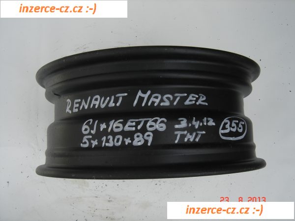 355. Disky Renault Master THT 16