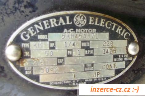 Elektromotor General Electric USA
