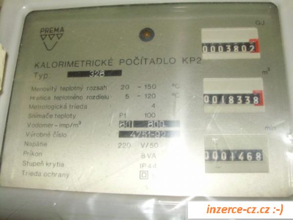 Kalorimetr - měřič odebraného tepla