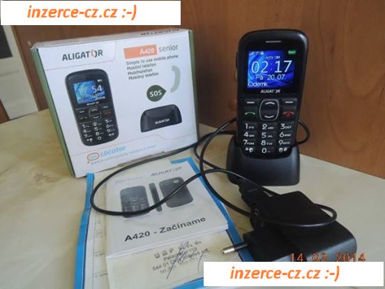 TELEFON PRO SENIORY - v záruce, 100% stav ( nižžší třída ) 