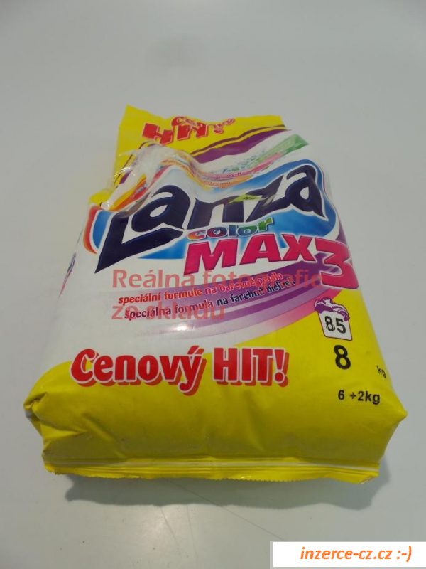 Prášek Lanza Max3 Color 6 kg + 2kg grátis