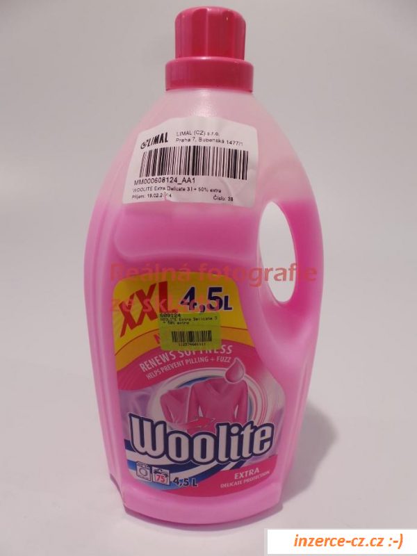 Prášek Woolite Delicat 3 l + 50% extra