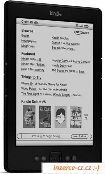 Čtečka knih Amazon Kindle 5. Wifi