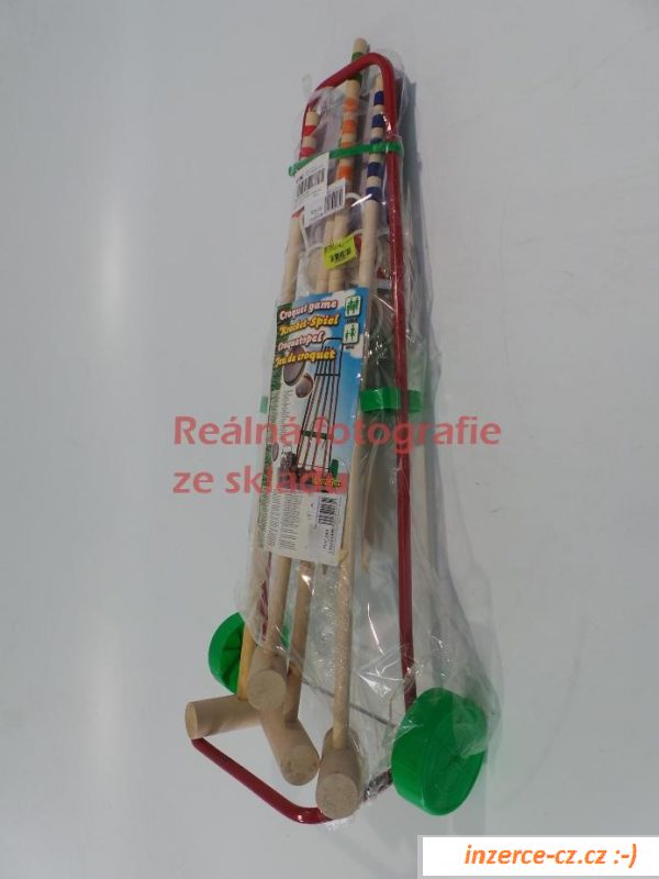 Kroket s vozíkem pro 4 hráče Eddy Toys