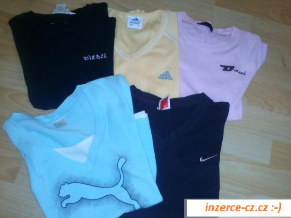 Oblečení ADIDAS, PUMA, DIESEL, NIKE
