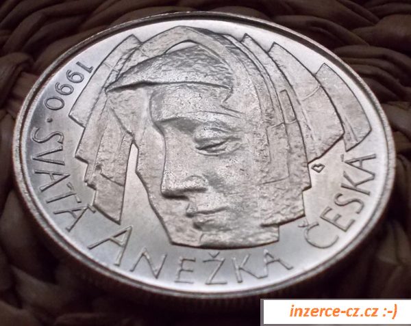 50 Kčs 1990 Sv. Anežka Česká RR!