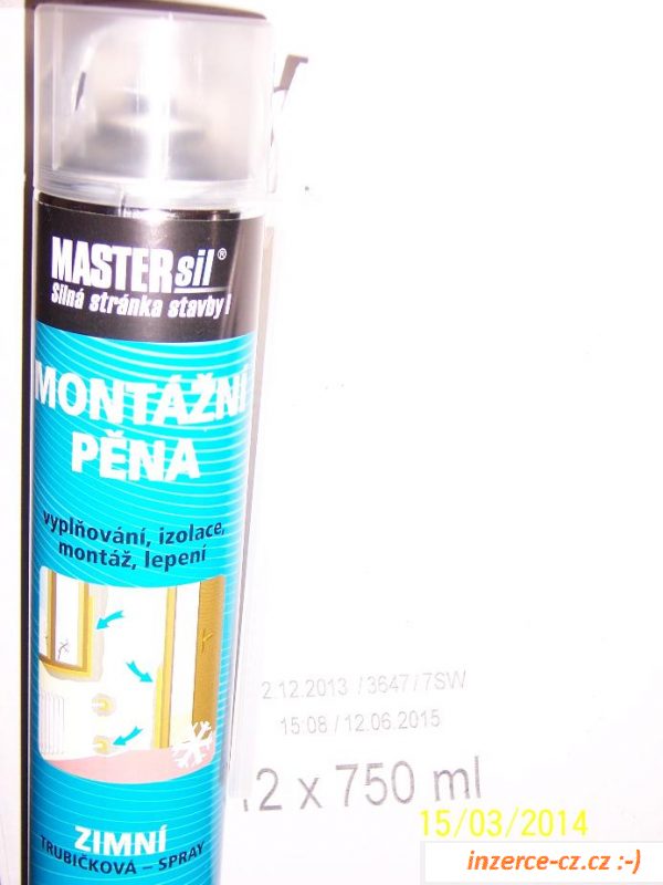 Montážní pěna Master sil, zimní 750