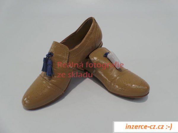 Dámské polobotky Steve Madden béžové