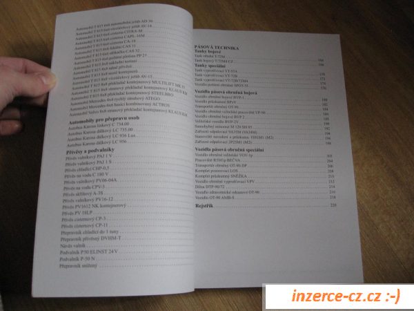 Katalog automobilní a pásové tech.