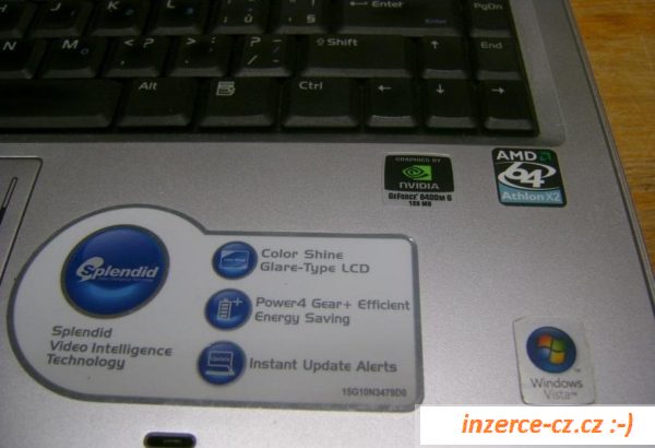 Asus A8dc - dvoujádro AMD, Geforce