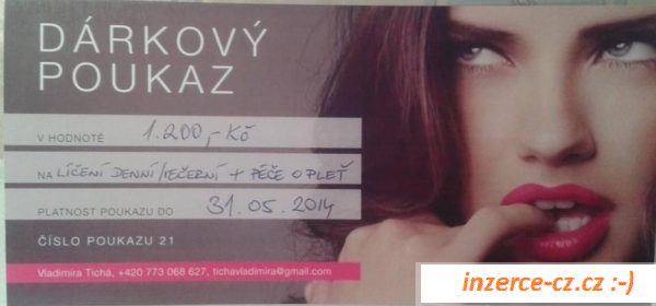 Péče o pleť v hodnotě 1.200 Kč