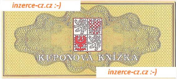 KUPÓNOVÁ ZNÁMKA 1000 KČS * ČR 1.10.1993