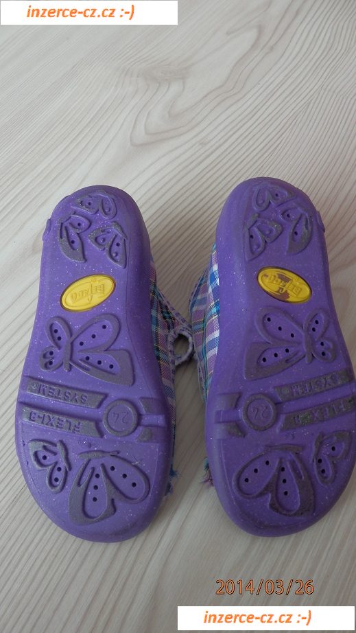 Bačkůrky vel. 24, zn. Befado