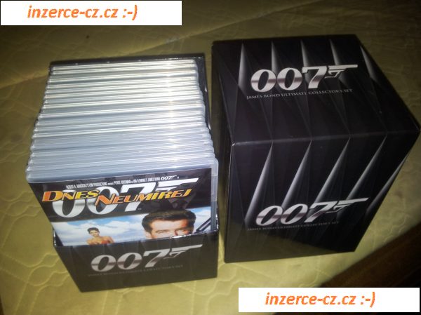 Kompletní sbírka DVD Agent 007