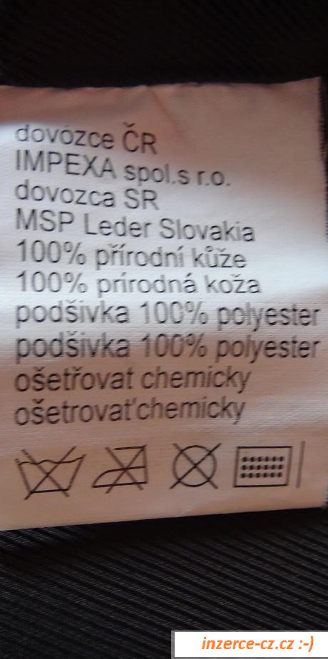 100% přírodní dámská kožená bunda