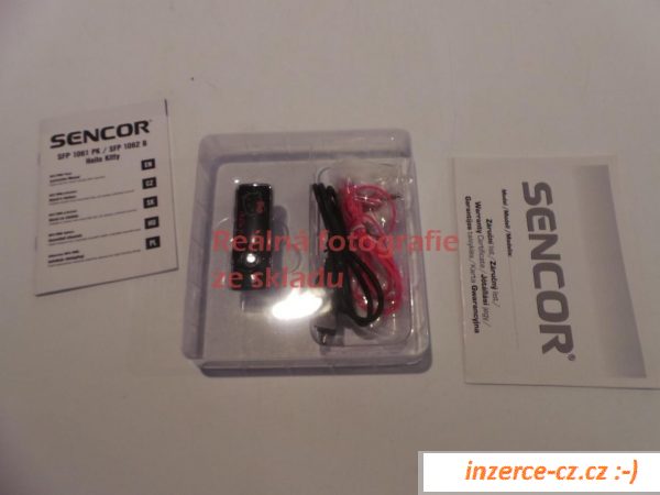 MP3 přehrávač Sencor SFP 1062, 4GB