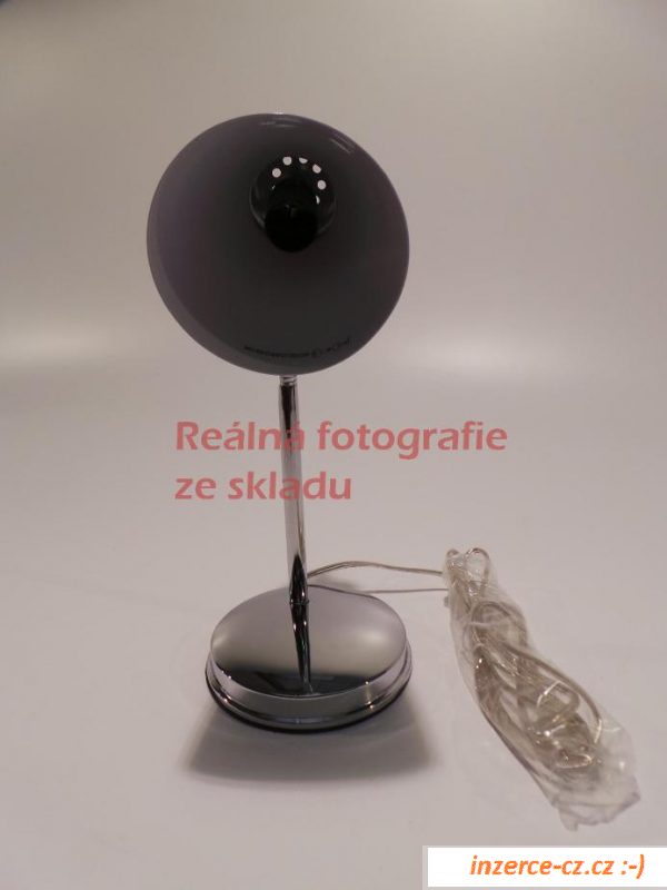 Stolní lampa Massive, stříbrná