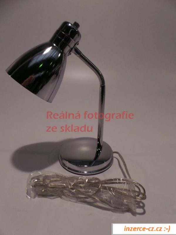 Stolní lampa Massive, stříbrná