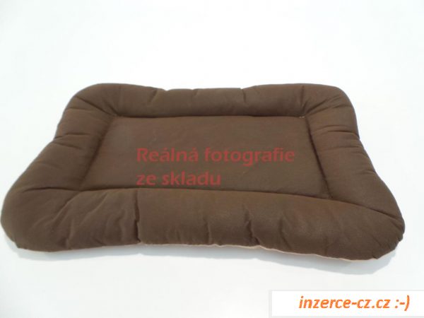 Poduška Akinu nylon&fleece 4hran béžová S