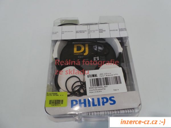 Sluchátka PHILIPS SHL3000WT, bílá