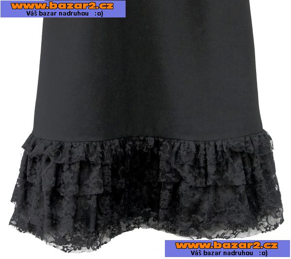 Malé černé s krajkovým volánem Orsay vel.30-32