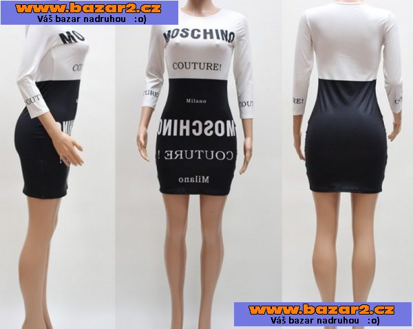 LUXUSNÍ ŠATY MOSCHINO